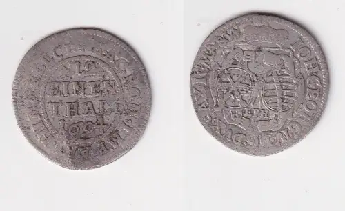 1/12 Taler Sachsen albertinische Linie 1694 EPH ss (146211)