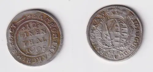 1/12 Taler Sachsen albertinische Linie 1695 EPH f.ss (148766)