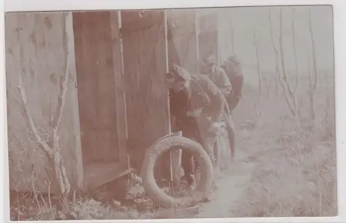 57633 Foto Ak Wiek Wieck auf der Insel Rügen Flugstation um 1915