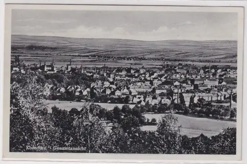95277 Feldpost Ak Komotau Chomutov Gesamtansicht 1942