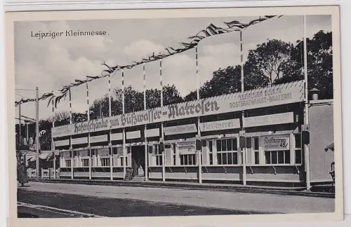 904223 AK Leipziger Kleinmesse Hasenschänke zum Süßwasser Matrosen um 1930