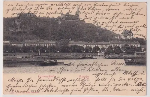 47436 Ak Aussig Ústí nad Labem Ferdinandhöhe 1904