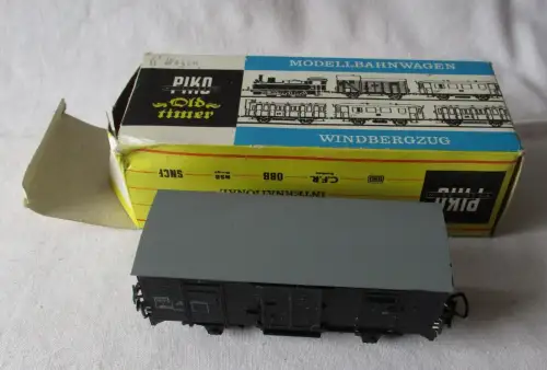 Modelleisenbahn Piko Gedeckter Güterwagen SNCF schwarz Spur H0 ovp (168130)