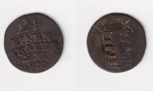 1/24 Taler Silber Münze Sachsen Weimar Eisenach 1810 (131377)