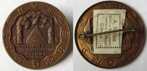 Abzeichen Jubiläum der privaten Schützengesellschaft Grimma 1926 (130868)