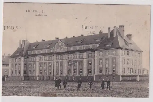 41960 Ak Fürth i.B. Trainkaserne 1911