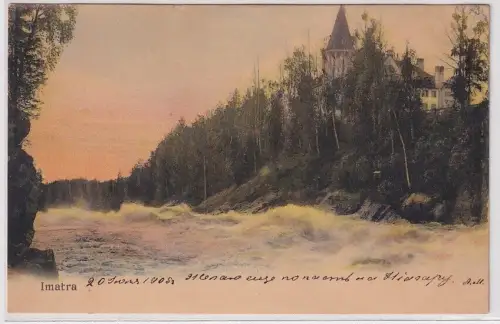 16365 Ak Imatra der Fluss Vuoksi Finnland 1905