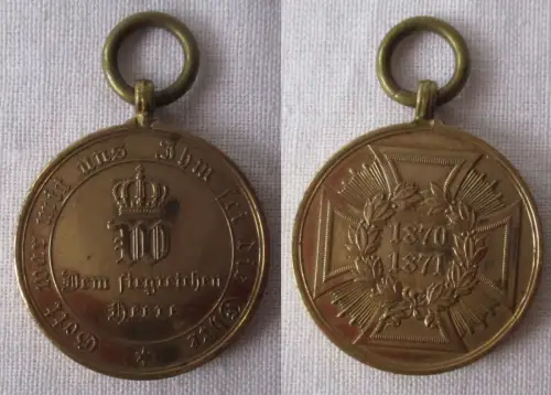 Orden Preussen Kriegsdenkmünze 1870/71 aus Messing (145597)