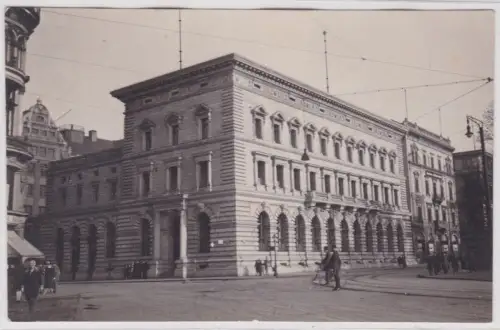 900906 Foto Ak Leipzig Reichsbank Petersstraße 1928