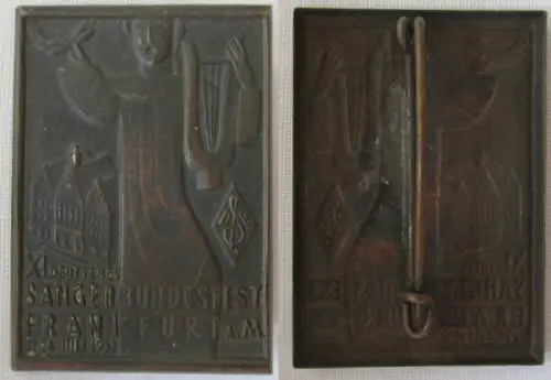 Abzeichen XI. deutsches Sängerbundesfest Frankfurt am Main Juli 1932 (166365)