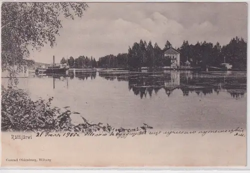 18822 Ak Rättijärwi Rautjärvi Südkarelien Finnland 1905