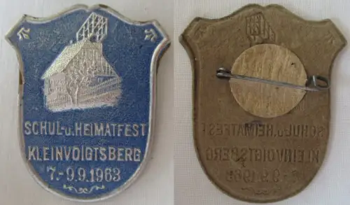 DDR Abzeichen Schul- &  Heimatfest Kleinvoigtsberg 1963 (162909)