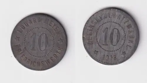 10 Pfennig Zink Notgeld Münzen Friedrichswerth Eduard Meyer  (169432)