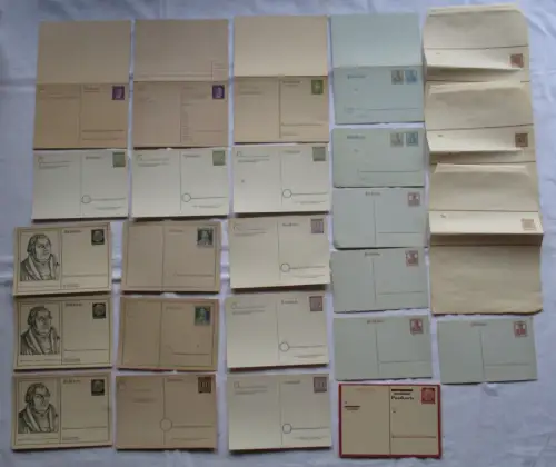 Sammlung 100 x Ganzsachen Postkarten Deutsches Reich oft vor 1900 (104649)