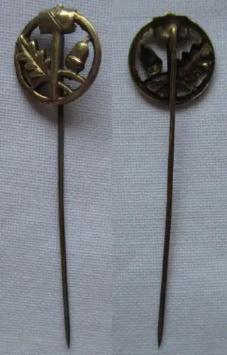 835er Silber vergold. DDR Anstecknadel Auszeichnung der Handwerkskammer (167755)