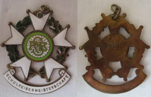 emailliertes Abzeichen Schul Reigen Meisterschaft 1925 (166043)