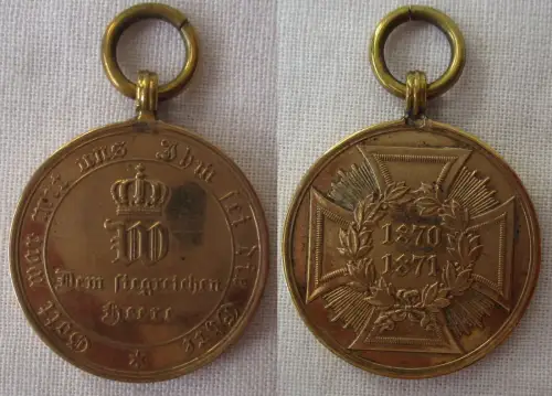 Orden Preussen Kriegsdenkmünze 1870/71 aus Messing (169295)