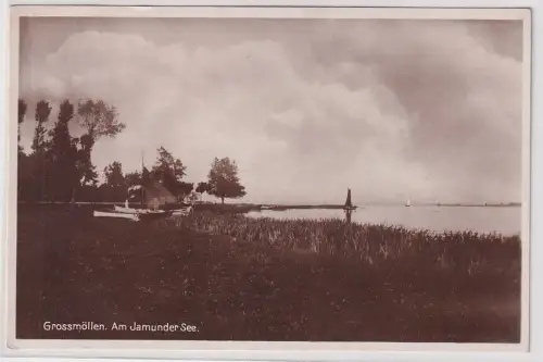 45943 AK Grossmöllen (Mielno) - Am Jamunder See mit Segelbooten 1942