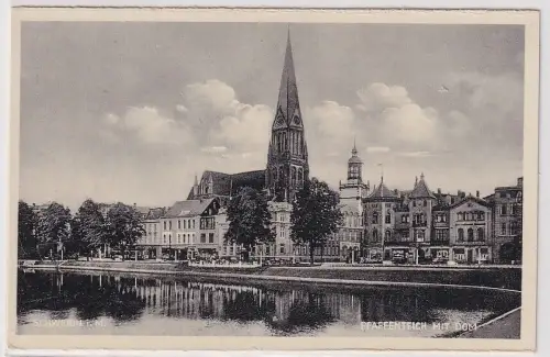 90429 AK Schwerin - Pfaffenteich mit Dom