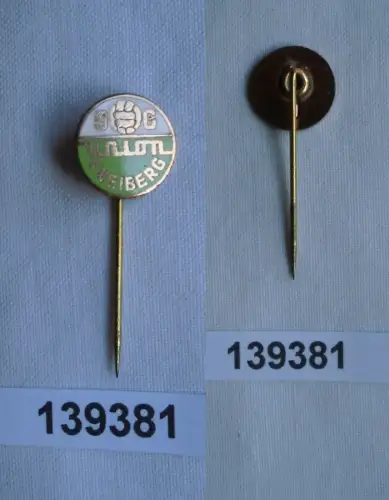DDR Sport Anstecknadel Mitgliedsabzeichen SG Union Freiberg (139381)