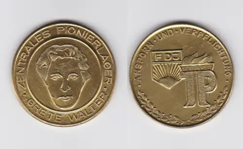 DDR Medaille Zentrales Pionierlager Grete Walter (134237)