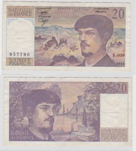 20 Franc Banknote Frankreich 1982 (138090)