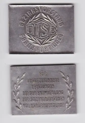 DDR Plakette DTSB Bezirksvorstand Frankfurt Oder (123964)