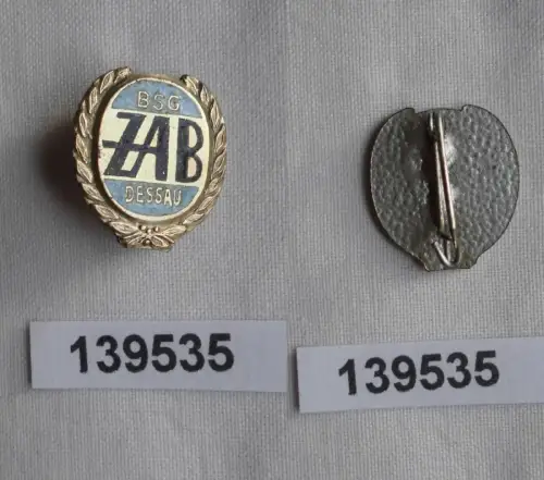 DDR Sport Abzeichen Ehrennadel BSG ZAB Dessau in Silber (139535)
