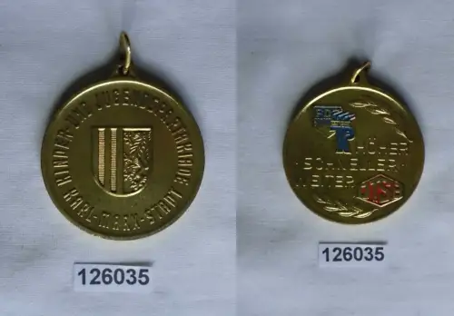 DDR Medaille Kinder- und Jugendspartakiade Karl-Marx-Stadt FDJ JP DTSB (126035)