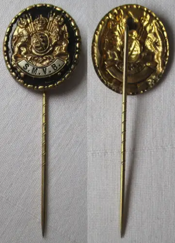 Anstecknadel Sächsischer Militärvereins Bund S.M.V.B. um 1920 (123547)