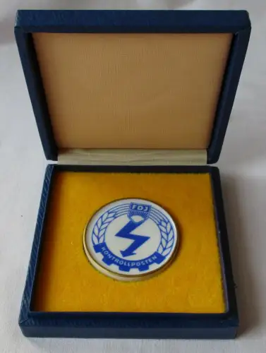 DDR Medaille Ehrenplakette 25 Jahre Kontrollposten Zentralrat FDJ (113350)