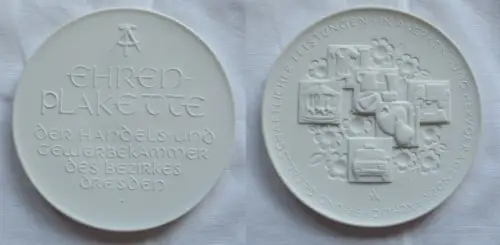 DDR Ehrenplakette der Handels- und Gewerbekammer des Bezirkes Dresden (148463)