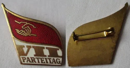 DDR Abzeichen Ehrenabzeichen VII. Parteitag der SED Einheitspartei (148542)