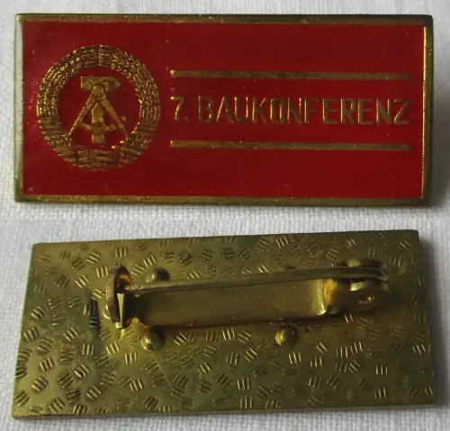 DDR Abzeichen 7. Baukonferenz der DDR Berlin (148783)