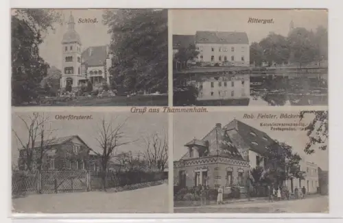 96642 Mehrbild Ak Gruß aus Thammenhain Rittergut, Bäckerei usw. 1922