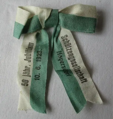 Abzeichen 50 jähriges Jubiläum Schützengesellschaft Hoyersdorf 1923 (129650)