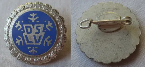 DDR Anstecknadel Ehrennadel DSLV Deutscher Skiläufer-Verband in Silber (127359)