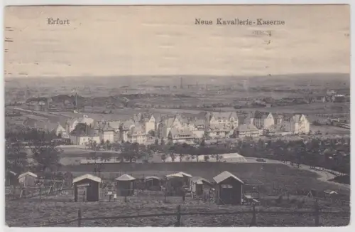 43408 Ak Erfurt neue Kavallerie Kaserne 1917