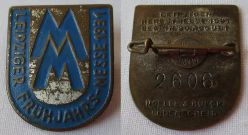 Messe Abzeichen Leipziger Frühjahrsmesse 1931 Ehrenabzeichen (121246)