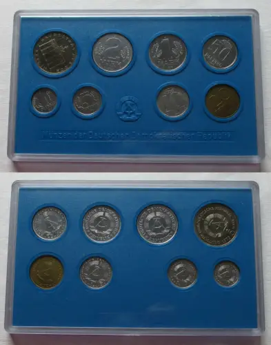 kompletter DDR Kursmünzensatz (KMS) mit 5 Mark 1979 Stgl. in OVP (135059)
