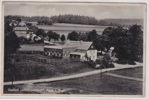 76756 Ak Raun im Vogtland - Gasthof und Sommerfrische "Waldmannsheil" 1933