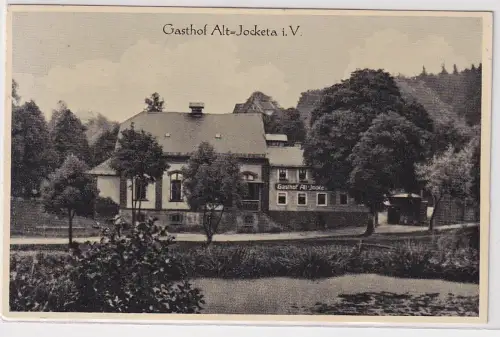 65061 Feldpost AK Gasthof Alt-Jocketa im Vogtland 1940