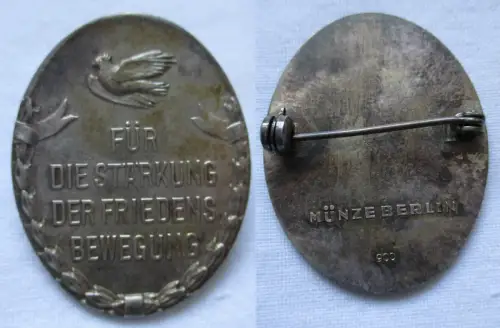 Verdienstplakette Friedensrat der DDR (DFR) 900 Silber Münze Berlin MB (136376)