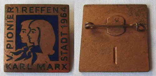 DDR Abzeichen V.Pioniertreffen Karl Marx Stadt 1964 (140223)