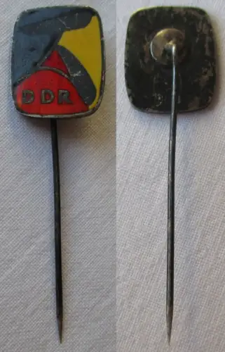 seltenes 800er Silber DDR Abzeichen Ehrennadel schwarz rot gold (120201)