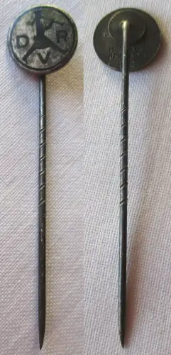 alte emaillierte Anstecknadel 800er Silber DRV Deutscher ... Verband (150188)
