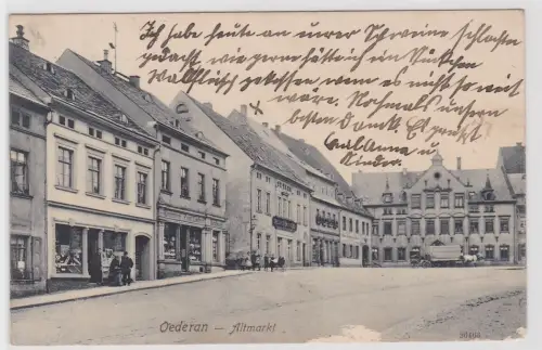 71400 Ak Oederan Altmarkt 1915