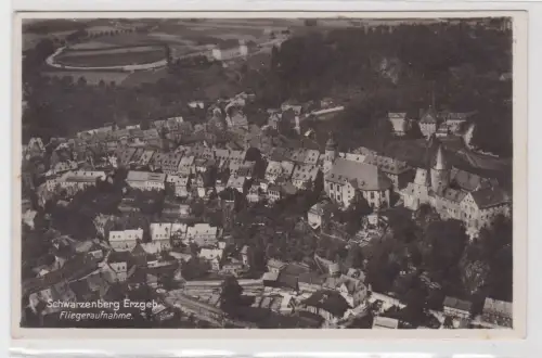 24781 Ak Schwarzenberg Erzgebirge - Aufnahme Junkers-Luftbild 1939