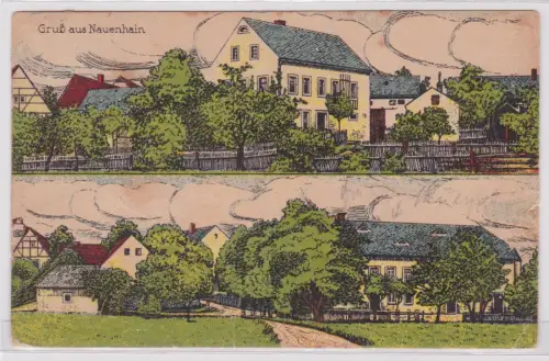 900395 AK Gruß aus Nauenhain - Ortsansichten 1928