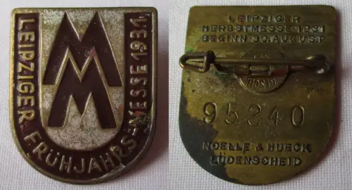 Messe Abzeichen Leipziger Frühjahrsmesse 1931 Einkäuferabzeichen (156987)